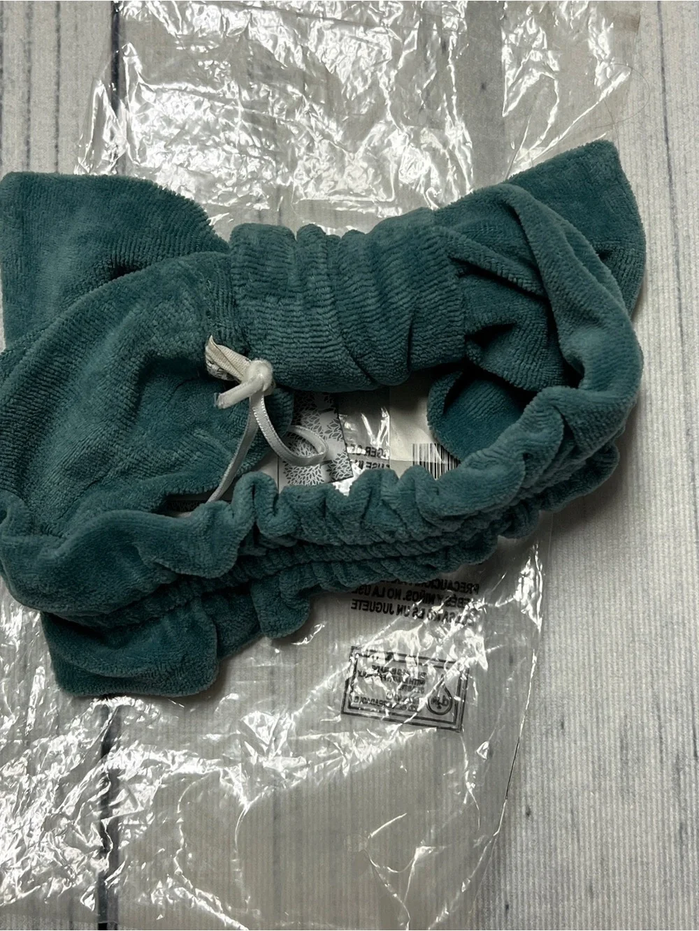 kate quinn Sea Pine Velour Bow Headband